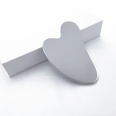 Corpo Músculos Coração Forma de aço inoxidável Gua Sha Metal raspagem Guasha Tabela Facial Spa Massagista Meridiano Massagem Cuidados da pele Ferramenta de salão de beleza