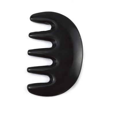Área de massagem corporal 2024 ferramenta de penteamento de pedra Bian Guasha personalizada para raspar a massagem Gua Sha no cabelo e rosto