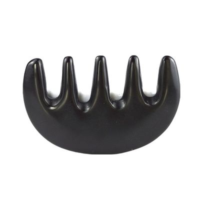 Área de massagem corporal 2024 ferramenta de penteamento de pedra Bian Guasha personalizada para raspar a massagem Gua Sha no cabelo e rosto