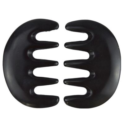 Área de massagem corporal 2024 ferramenta de penteamento de pedra Bian Guasha personalizada para raspar a massagem Gua Sha no cabelo e rosto