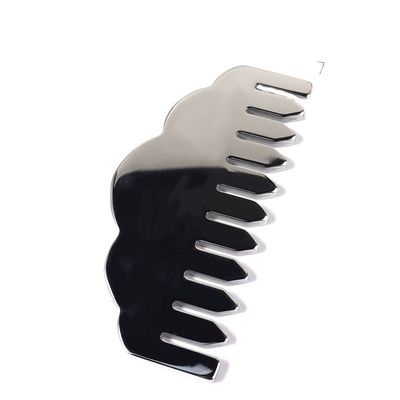 Equipamento de massagem da cabeça ferramentas de massagem de forma personalizada rolo de massagem do rosto de metal Guasha Comb 304 de aço inoxidável Guasha Comb