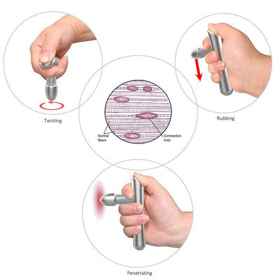 Ferramenta de massagem T Forma de aço inoxidável Manual Reflexologia Terapia de acupuntura para cuidados de saúde corporal Terapia de tecidos IASTM