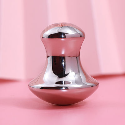 Logotipo personalizado DisponívelFigura de cogumelo de aço inoxidável Gua Sha Massagista para beleza facial Cuidados corporais Relaxamento da pele