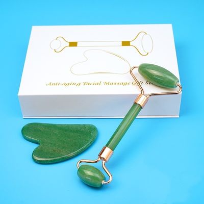 Facial Gua Sha Roller e Jade Roller Massage Tool para área de massagem corporal Propriedades Equipamento