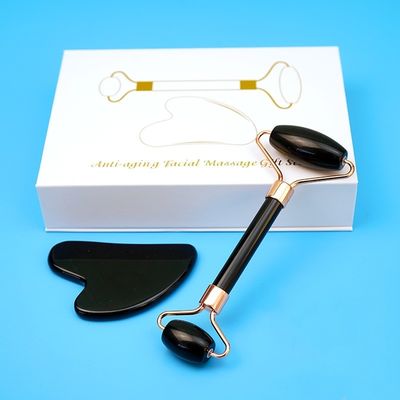 Facial Gua Sha Roller e Jade Roller Massage Tool para área de massagem corporal Propriedades Equipamento