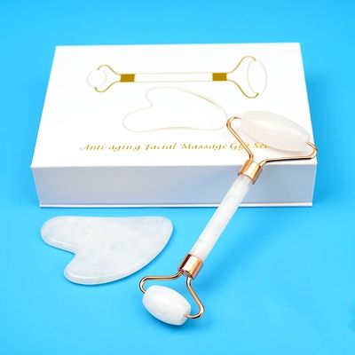 Facial Gua Sha Roller e Jade Roller Massage Tool para área de massagem corporal Propriedades Equipamento
