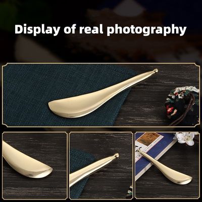 Ponto de pressão dos músculos do corpo Massagista de latão puro Acupressão Gua Sha Beauty Pen Ponto de gatilho de cobre