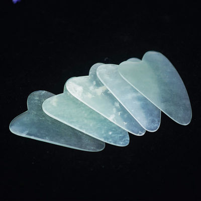 Ferramentas de massagem Massagem corporal mais recente Jade Gua Sha Ferramenta de Jade Pura Natural Guasha Tabela Jade Guasha Pedra Personalizada Cuidado da Pele Massagista