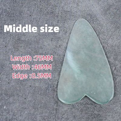 Ferramentas de massagem Massagem corporal mais recente Jade Gua Sha Ferramenta de Jade Pura Natural Guasha Tabela Jade Guasha Pedra Personalizada Cuidado da Pele Massagista