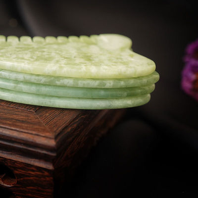 Equipamento de Massagem da Cabeça Xiuyan Jade Natural Gua Sha Acupoint Massagem Peite de Cabelo Scalp Massagista Função de Massagem Muscular