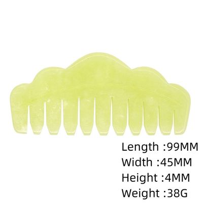 100% de Jade Verde Natural Rosa Quartz Guasha E Negro Obsidiana Jade Branco Pincel de Cabelo Guasha Massagem Ferramenta Para Pincel de Massagem da Cabeça