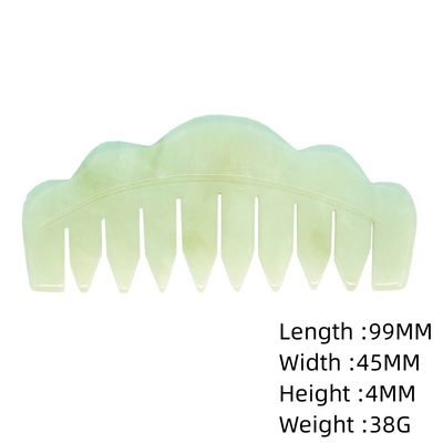 100% de Jade Verde Natural Rosa Quartz Guasha E Negro Obsidiana Jade Branco Pincel de Cabelo Guasha Massagem Ferramenta Para Pincel de Massagem da Cabeça
