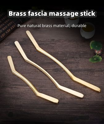 Massagista corporal Cura de cobre puro Gua Sha IASTM para Centro de Saúde Ferramenta de fisioterapia de fascia de latão