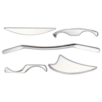 Equipamento de massagem em latão 2024 Gua Sha Long Bar de aço inoxidável Guasha ferramenta de raspagem de metal para músculos e tecidos