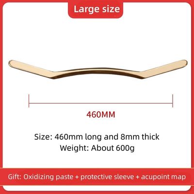 Massagista corporal 2024 Brass Natural Metal músculo Meridiano Fascial Massagem de relaxamento Guasha Exercício Fisioterapia IAS TM Ferramenta