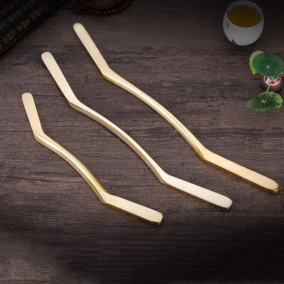 Massagista corporal 2024 Brass Natural Metal músculo Meridiano Fascial Massagem de relaxamento Guasha Exercício Fisioterapia IAS TM Ferramenta