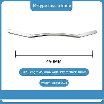 Equipamento de massagem de aço inoxidável Gua Sha de metal raspagem de músculos ferramentas de relaxamento fascial