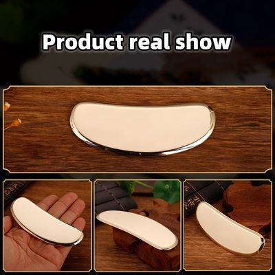 Tai Ji Brass Natural Metal Gua Sha Scraping Board Body Massage Tool para Meridian Massage e Salão de Beleza