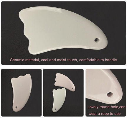 Tabela de Massagem de Guasha Cerâmica A escolha definitiva para cuidados com a pele do rosto e do corpo Tratamento de Gua Sha em cuidados de saúde de spa