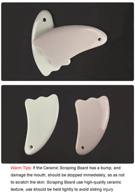 Tabela de Massagem de Guasha Cerâmica A escolha definitiva para cuidados com a pele do rosto e do corpo Tratamento de Gua Sha em cuidados de saúde de spa