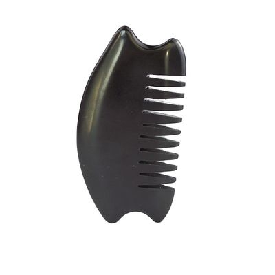 China Bian Stone Scalp Gua Sha Comb Logotipo personalizado Disponível para Massagem de Capa