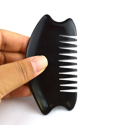China Bian Stone Scalp Gua Sha Comb Logotipo personalizado Disponível para Massagem de Capa