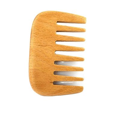 Pincel de barba de madeira de faixa de madeira marrom quente Pincel de bolso Pincel de cabelo feminino Pincel de cabelo de madeira Pincel para ferramentas de massagem