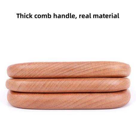 Natural Beech Gua Sha Scalp Massage Comb Muscle Massage Head Relax Massager para cuidados com o cabelo Salão de beleza Tratamento 2024