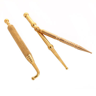 Ferramentas de massagem Acupuntura Ferramenta de terapia para latão cobre Reflexologia manual caneta Cuidados com a saúde do corpo Terapia de tecidos Massagem