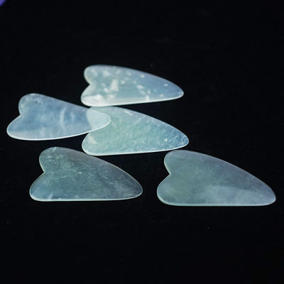 Limpeza facial Thin Xiuyan Jade Gua Sha Board Guasha Face Body Massage Tool Para Massagem Muscular de Todo o Corpo no Salão de Beleza