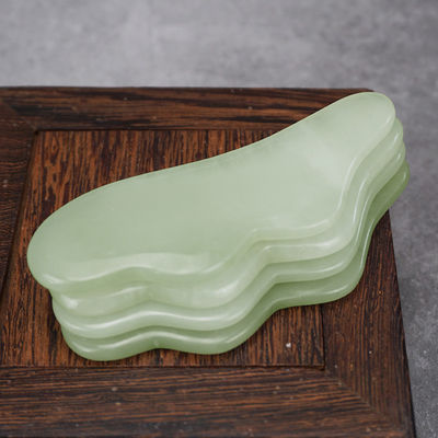 Tire as rugas da pele Xiuyan natural Jade Gua Sha Scraping Massage Board Custom Logo 2024 Melhor Produto