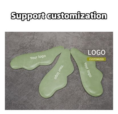 Tire as rugas da pele Xiuyan natural Jade Gua Sha Scraping Massage Board Custom Logo 2024 Melhor Produto