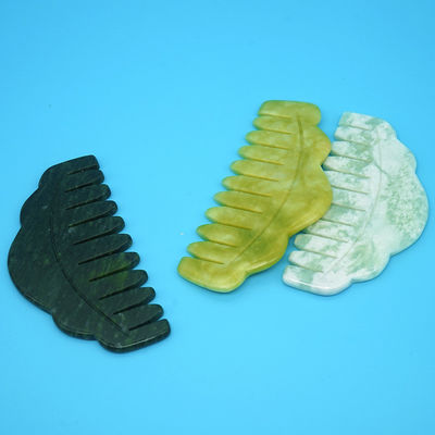 Músculos do corpo Cuidados com a saúde 2024 Natural Xiuyan Jade Gua Sha Scalp Massage Comb para dragagem de meridianos e embelezar a pele
