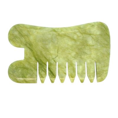 Experimente os benefícios do pente de massagem natural Xiuyan Jade para massagem nutritiva