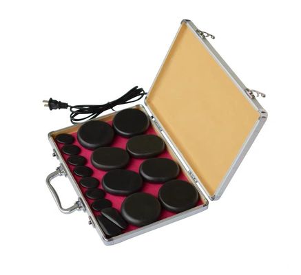 Experimente o relaxamento definitivo com a massagem automática de compressão térmostática com compressão quente Spa aquecimento vulcânico relaxar ferramentas Guasha