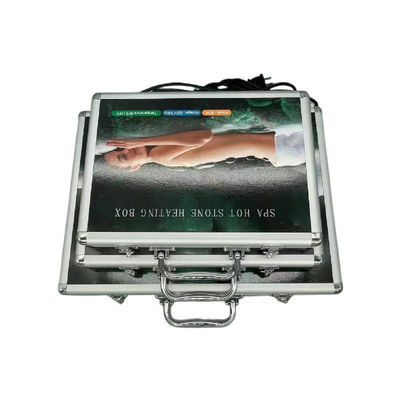 Spa de Massagem Corporal Essencial 22 peças Bian Stone Energy Stone Set com compressão térmostática automática e ferramentas Guasha