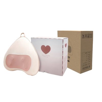 Fisioterapia Cuidados com a Saúde Casa Cochilo de costas 2024 Produtos de tendência Forma do coração Máquina de almofada de massagem de corpo inteiro em rosa