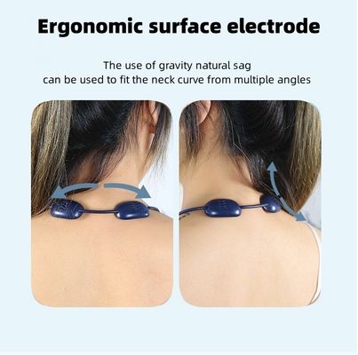 Área de massagem 2024 Smart Electric Pulse Mini Neckband Therapy Massager para proteção do pescoço e logotipo personalizado disponível