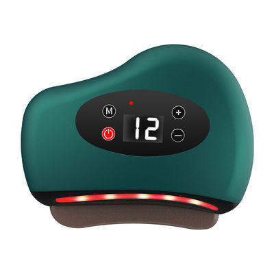 Equipamento de massagem corporal Facial inteligente Bianstone Massagem Agulha Pedra Eletrônica Instrumentos de raspagem com compressão quente