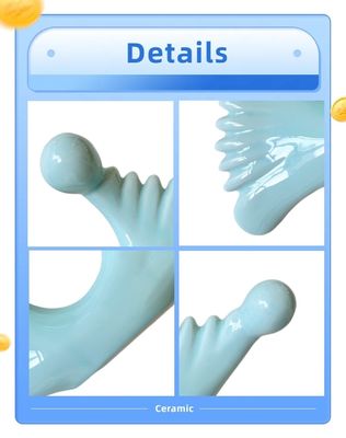 Massagem Muscular Cerâmica Gua Sha Board Máquina de Terapia Anti-Cellulite para Ferramentas de Massagem Facial Azul