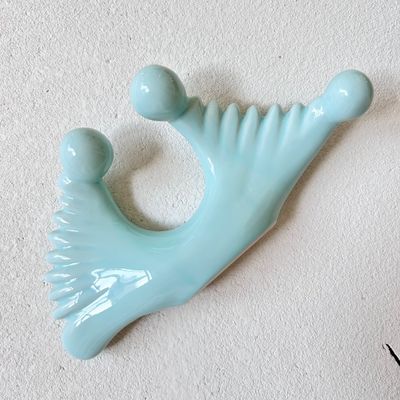 Massagem Muscular Cerâmica Gua Sha Board Máquina de Terapia Anti-Cellulite para Ferramentas de Massagem Facial Azul
