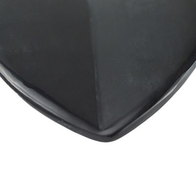 2024 Forma do coração Pedra Bian Negro Natural Gua Sha Escravação Ferramenta de Massagem para Função de Massagem Muscular de Drenagem Linfática