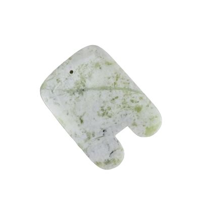 Ferramenta de Massagem de Beleza Facial 2024 Forma U Natural Xiuyan Jade Gua Sha Scraping Board com Função de Massagem Muscular