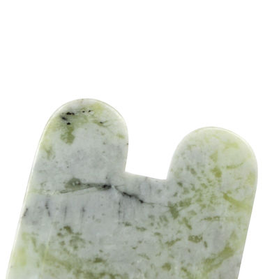 Ferramenta de Massagem de Beleza Facial 2024 Forma U Natural Xiuyan Jade Gua Sha Scraping Board com Função de Massagem Muscular