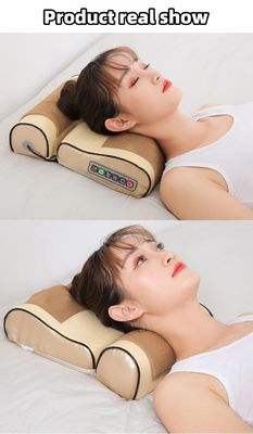 2023 Design Massagem Corporal Shiastu Vibrante Aquecimento Eletrônico Massagista de costas Travesseiro Com Função de Fisioterapia Infravermelha Quente