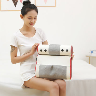 Corpo Branco Vermelho Portavel Massagem Cervical Coussinha de aquecimento Pescoço Ombro Relaxante Massagista de corpo Massagem terapêutica Ferramentas de massagem para 2024