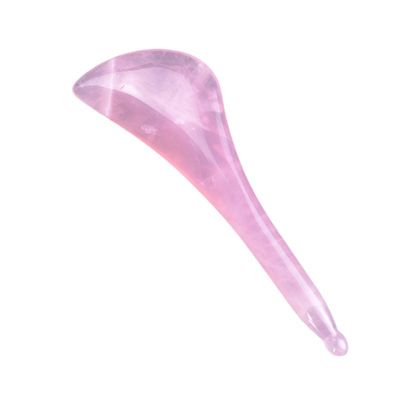 2024 Popular Equipamento de Massagem Corporal Rosa Quartz Guasha Acupressão Reflexologia Pena Acupuntura Terapia Gua Sha Ferramenta