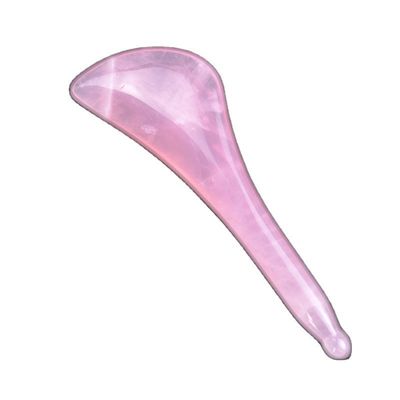 Ferramenta de massagem corporal Rosa Quartz Gua Sha Pen Disponível Logotipo para Facial e Eye Acupuntura Stick