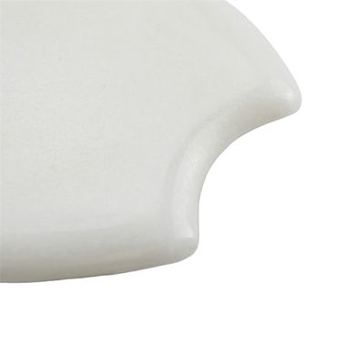 Equipamento de massagem best seller Massagem facial personalizada de jade branco Ferramentas de Guasha para o rosto Pedra de jade Massagem Gua Sha Tabela
