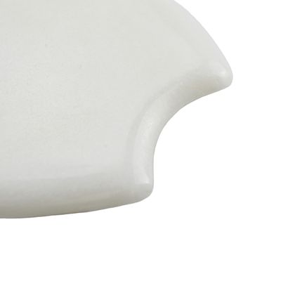 Ferramenta de salão de beleza de cuidados com a pele Pedra de jade branco natural Gua Sha Scraping Board para massagem corporal